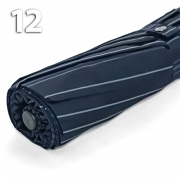Зонт Три Слона M7121 (18878) Темно-синий /Полоса серо-синяя