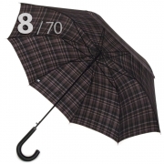 Зонт трость Три Слона M2182 (L) 11459 Клетка (гладкая ручка)