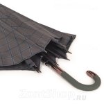 Зонт трость мужской Lantana LAN829 (15506) Серый в клетку