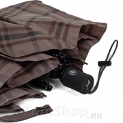 Зонт AMEYOKE OK55-CH (09) Клетка, Коричневый