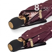 Зонт Три Слона L-3802 (A) 18854 Орнамент Коричневый (сатин)