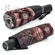 Зонт Три Слона L-4822 (A) 18484 Узор в позолоте, компактный облегченный