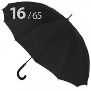 Зонт трость Три Слона M2610 Черный, мужской