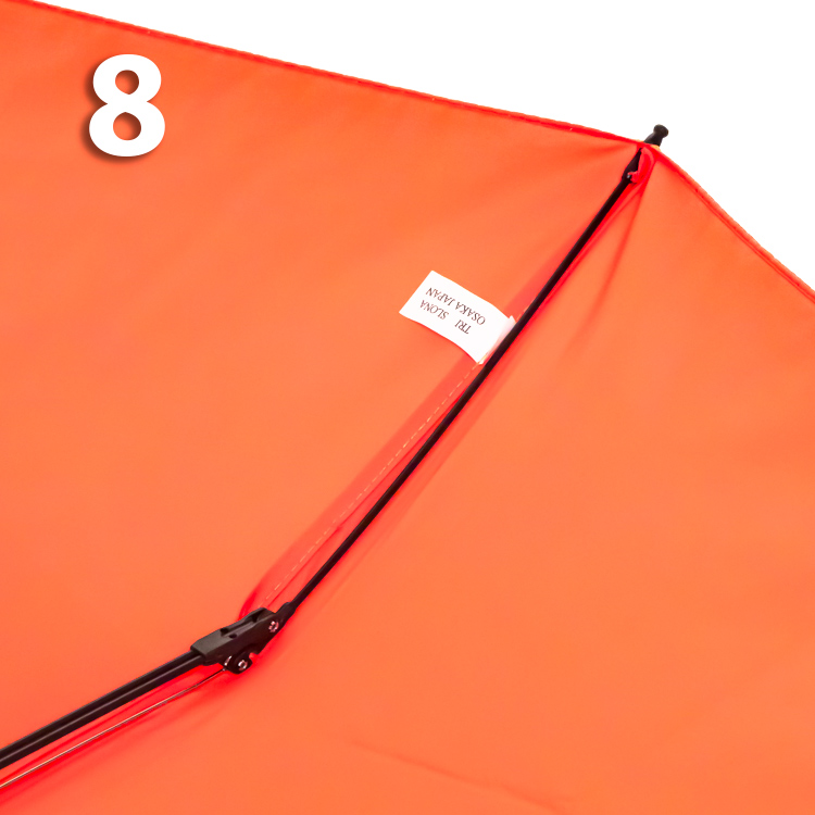 Зонт Три Слона L-4806 (J) 18817 Цветы Оранжевый, компактный