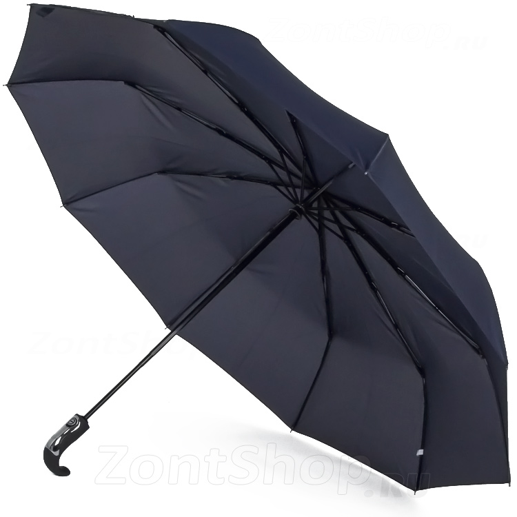 Зонт мужской с большим куполом синий Ame Yoke OK70-10HB (2)