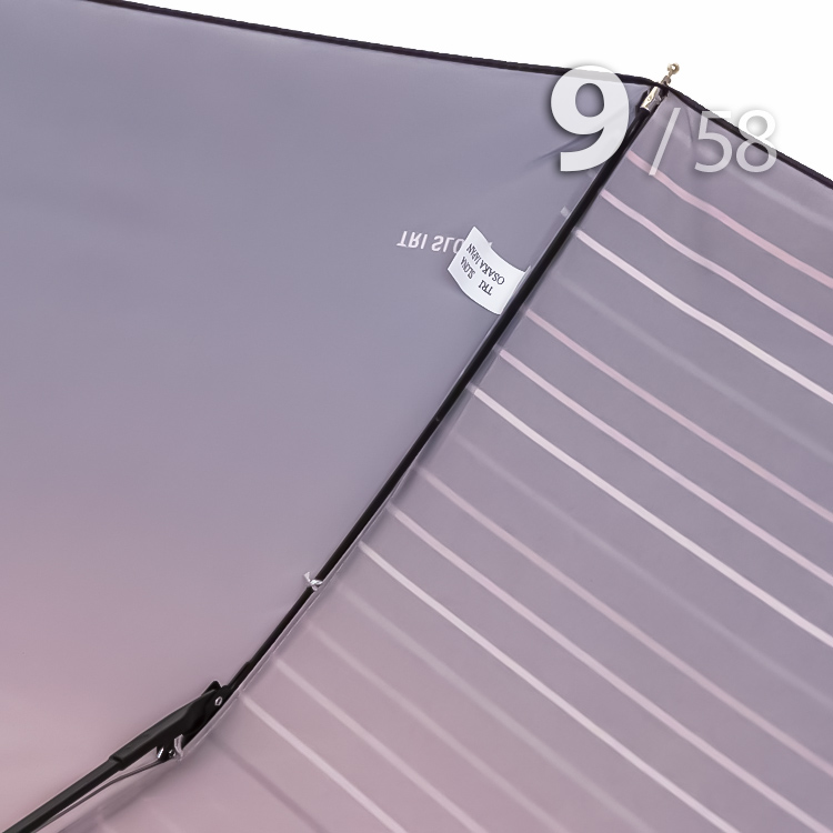 Зонт Три Слона L-3992 (A) 18183 Горох Полоска коричневый