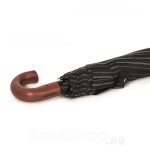 Зонт мужской H.DUE.O H601 (6) Полоса Черный