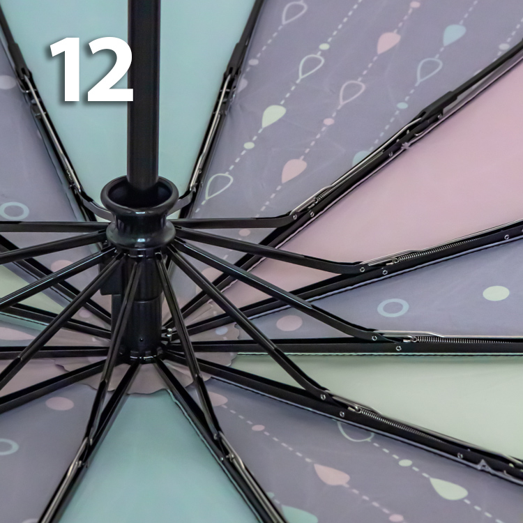 Зонт Три Слона L-3121 (D/25) 18758 Горошины, Зеленый