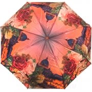 Зонт женский DripDrop 974 14483 Закат в розах (сатин)