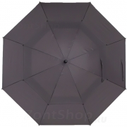 Зонт трость AMEYOKE L75 STORM (03) Серый (наконечник пластик)
