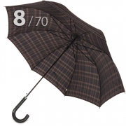 Зонт трость Три Слона M2182 (N) 15322 Клетка (плетеная ручка)