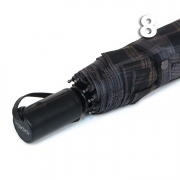 Зонт Три Слона M-8807 (9860) Клетка Черный, мужской