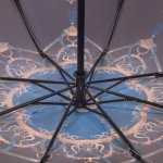 Зонт наоборот женский Три Слона 160 (A/JS) 13575 Привлекательный узор (обратное закрывание, сатин)