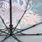 Зонт Три Слона L-3825 (N) 18523 Коричневые хризантемы (сатин)