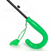 Зонт детский со свистком прозрачный Vento 3500 17053 Зеленый кант