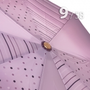 Зонт Три Слона L-3992 (A) 18181 Горох Полоска сиреневый