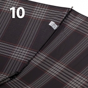 Зонт Три Слона M-6155 (17883) Клетка Черный, семейный с увеличенным куполом