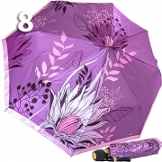Зонт Три Слона L-3854 (A) 18763 Цветы, Сиреневый (сатин)