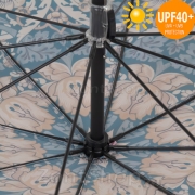 Зонт трость от солнца и дождя Fulton Morris & Co L931 23847 (UPF 40+) Птицы (Дизайнерский)