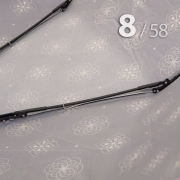 Зонт Три Слона L-3802 (A) 18850 Орнамент Черный (сатин)