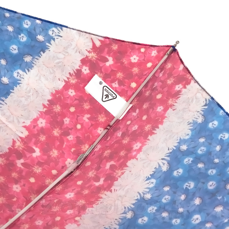 Зонт женский легкий мини Fulton L501 3326 Флаг из цветов