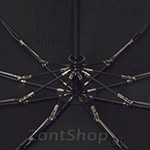 Зонт мужской Три Слона 909N Черный (плетеная ручка)