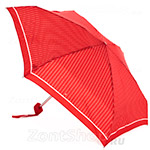 Зонт женский легкий мини Fulton L501 2237 Classics Red Str Полоса