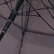 Зонт трость AMEYOKE L75 STORM (03) Серый (наконечник пластик)