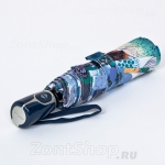 Зонт женский Doppler 7441465 PV Prima Vera 9504 Цветочный блюз Голубой