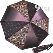 Зонт Три Слона L-3995 (A) 18090 Круги, горох золотистый (сатин)