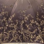 Зонт наоборот женский Три Слона L3800 15345 Золотое переплетение (обратное закрывание, сатин)