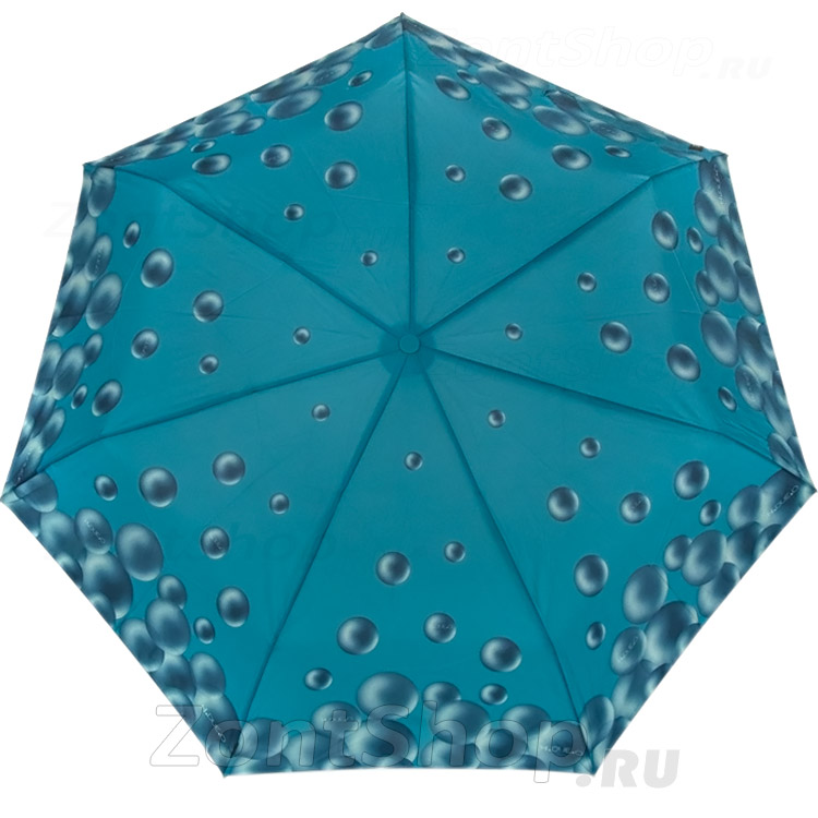 Зонт женский H.DUE.O H235 11480 Жемчуга Бирюзовый