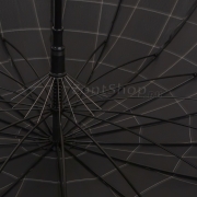 Зонт трость AMEYOKE L70-СH (25) Клетка, Черный