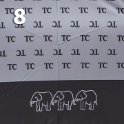 Зонт Три Слона L-3808 ТС 18767 Серый