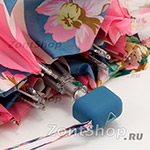 Зонт женский легкий мини Fulton L501 2150 Флаг Бабочки голубой