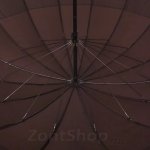 Большой зонт трость Trust 19968 (14738) Геометрия, Коричневый
