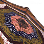 Зонт женский Zest 23917 10541 Цветные полосы с узорами
