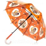 Зонт детский прозрачный Torm 14801 13092 Аниме оранжевый