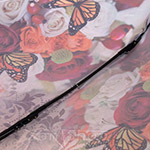 Зонт женский Три Слона 360 (E) 10357 Коралловые розы (сатин)