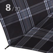 Зонт трость Три Слона M2182 (L) 11453 Клетка (гладкая ручка)