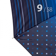 Зонт Три Слона L-3992 (A) 18182 Горох Полоска синий