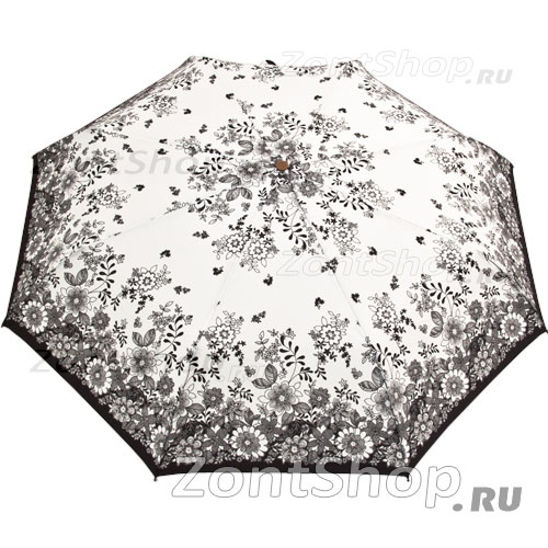Зонт женский Airton 3535 3876 Цветы на белом