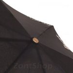 Зонт женский Три Слона L-3822 (Q) 14083 Очарование Черный (проявляющийся в дождь рисунок)