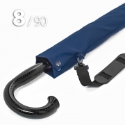 Зонт трость Ame Yoke L90-STORM (02) Синий,  очень большой купол, воздушный клапан, чехол на лямке