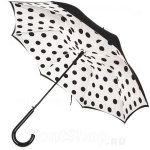 Зонт трость женский Fulton L754 3542 Горошек (двусторонний)