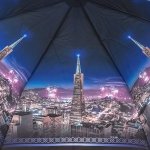 Зонт женский Три Слона 361 (K) 13852 Салют над городом