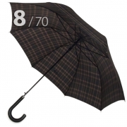 Зонт трость Три Слона M2182 (L) 11460 Клетка (гладкая ручка)