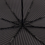 Зонт AMEYOKE OK70-CH (15) Полоса, Черный