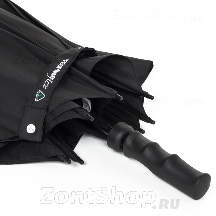 Большой зонт трость гольфер Fulton S667 001 Golf TechnoFlex Черный