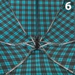 Зонт женский H.DUE.O H224 (08) 14664 Клетка Голубой